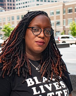Ashley Gantt, a co-leader of Free the People Roc, reflects on nearly 10 years of organizing for social and racial justice. - PHOTO BY JACOB WALSH