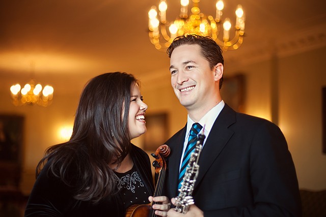As a result of the novel coronavirus, Society for Chamber Music in Rochester's Juliana Athayde (left) and Erik Behr are planning two virtual concerts in the fall and hope to resume live performances in February. - PHOTO PROVIDED