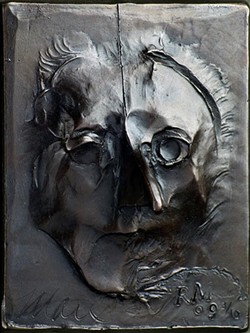 "An Eye for an Eye Makes the Whole World Blind," bronze, 2009. - ARTWORK PROVIDED