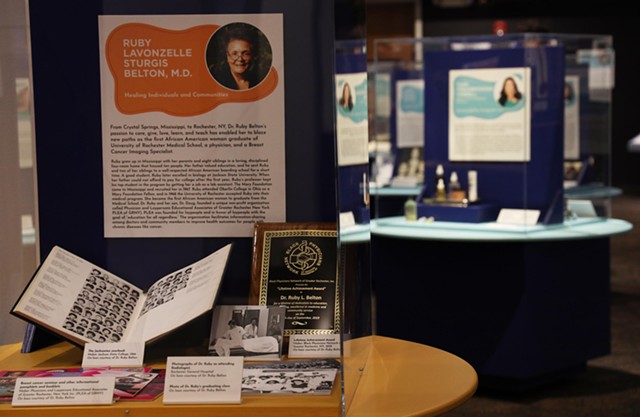 Dr. Ruby Belton's story is one of hundreds on display at the Changemakers exhibit at the Rochester Museum & Science Center. - PHOTO BY MAX SCHULTE