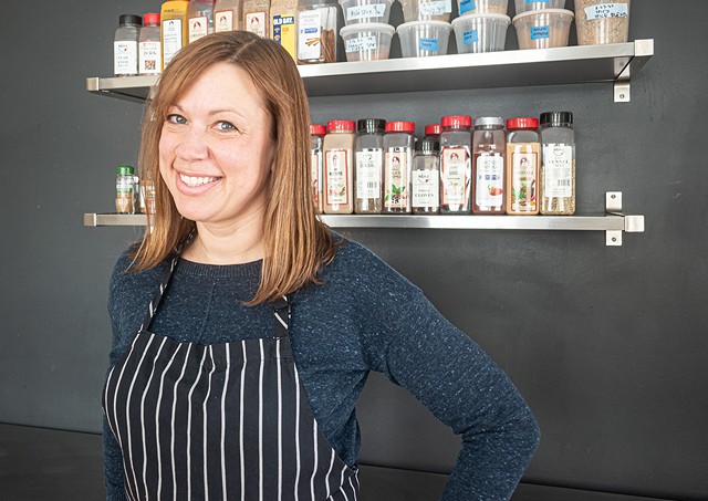 Kristin Klock, the owner of Root Catering, says the pandemic cut her company in half. - PHOTO BY JACOB WALSH