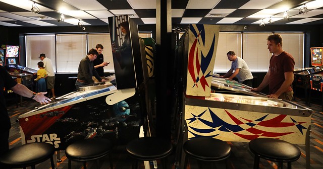 With 45 machines on display, the Rochester Pinball Collective in the Piano Works Mall is the second-largest pinball arcade in New York. - PHOTO BY MAX SCHULTE