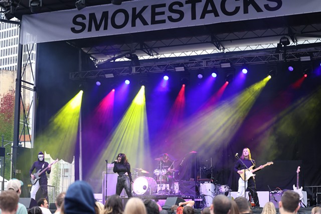 Dance-rock band KOPPS plays the Rochester Fringe Festival on Sept, 25, 2021. - PHOTO BY JOHN SCHLIA