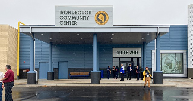 The new Irondequoit Community Center occupies an area of the former Irondequoit Mall that once served as the corridor between Cindy's Cinnamon Buns and JCPenney. - PHOTO BY JEREMY MOULE