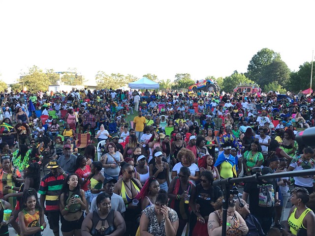 The crowd takes in the live music at Rochester’s cultural Caribbean festival, Carifest, 2017. - PHOTO PROVIDED