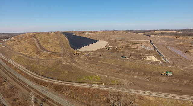 The High Acres landfill is cleared to take in over a million tons of garbage every year. - PHOTO BY MAX SCHULTE
