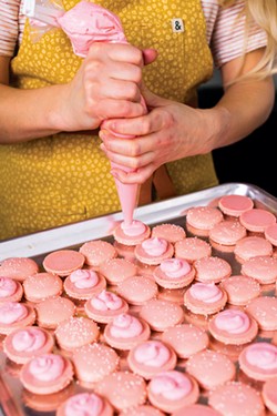 Yeah Baby! Bakes makes macarons in a variety of flavors. - PHOTO BY LAUREN PETRACCA