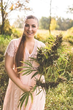 Registered dietician and hemp farmer Emily Kyle's website (emilykylenutrition.com) offers infused recipes and cannabis education. - PHOTO BY CASSI V PHOTOGRAPHY