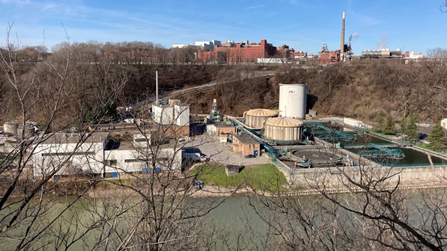 The Kings Landing Wastewater Treatment Plant is located on the banks of the Genesee River, across from Seneca Park. - PHOTO BY JEREMY MOULE