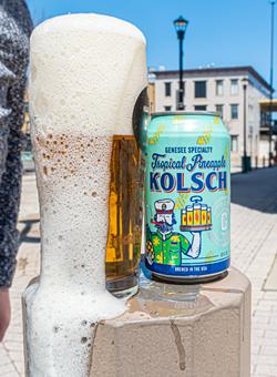 Genesee's Tropical Pineapple Kolsch is subtly sweet and easy drinking. - PHOTO BY JACOB WALSH