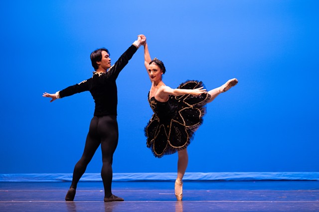 Ryo Munakata and Florrie Geller in Rochester City Ballet's "Swan Lake." - PHOTO BY MATT BURKHARTT