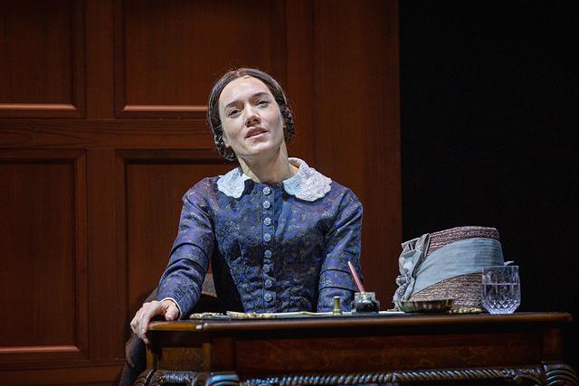 Helen Sadler performs in the title role of "Jane Eyre" at Geva Theatre Center. - PHOTO BY RON HEERKENS JR.