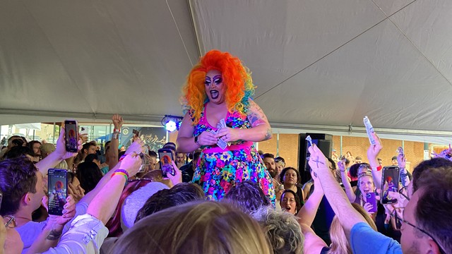 Drag Queen Dee Dee Dubois performs at ROAR. - PHOTO PROVIDED