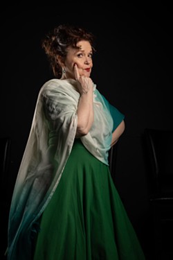 Writer and performer Charlotte Booker plays the solo role in "Elsa Lanchester: She's Alive!" - PHOTO PROVIDED.