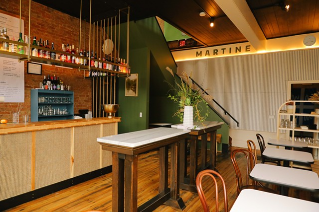 The renovated first floor of Martine, formerly Solera Wine Bar, at 647 South Avenue. - MIKE MARTINEZ.