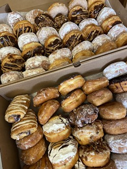 Donuts provided by Golden Harvest Bakery & Cafe are "a popular and fun treat." - TOM WILLARD.