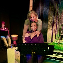 A still from the staged reading of 'Sarah and Sally.' - PHOTO PROVIDED.