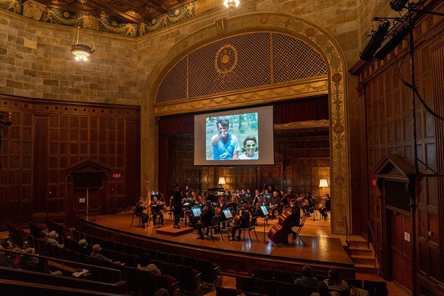 Empire Film and Media Ensemble performs at Eastman School of Music's Kilbourn Hall. - PHOTO PROVIDED