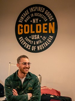 Dalvin Potter, co-owner of Golden Supply & Manufacturing Co. - JACOB WALSH.