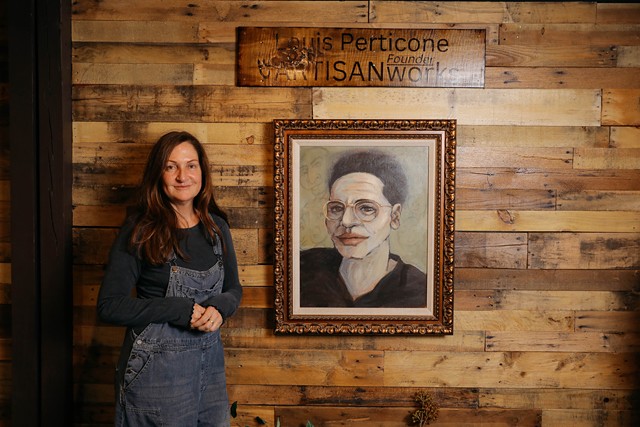 ArtisanWorks CEO Kimberly Trenholm helped build the unclassifiable art space with late founder Louis Perticone. - MIKE MARTINEZ