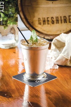 A Mint Julep at Cheshire. - PHOTO BY MARK CHAMBERLIN