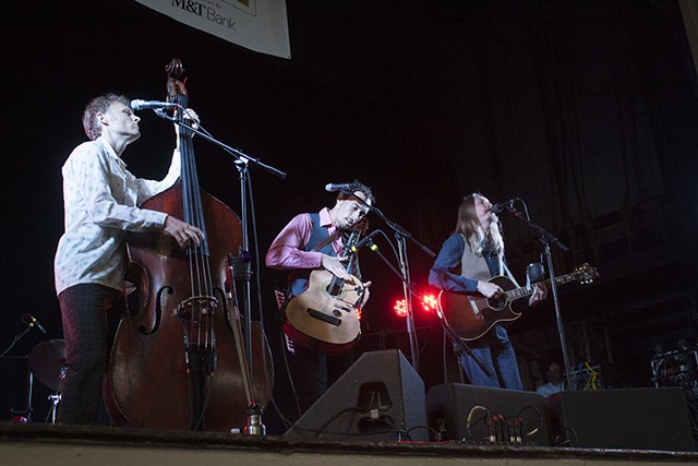The Wood Brothers performed in Harro East Ballroom on the final night of the 2015 Xerox Rochester International Jazz Festival. - PHOTO BY ASHLEIGH DESKINS