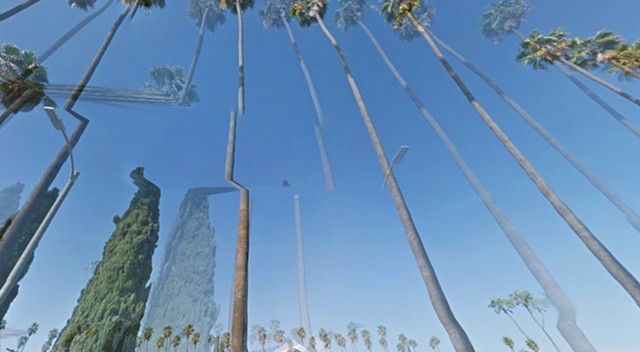 A glitchy Google Maps image screen-captured by Galassini. - PHOTO PROVIDED