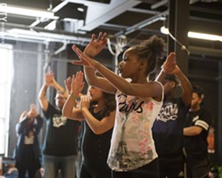 Dozens of young people participate in Battle for the ROC freestyle dance competitions that are held on Thursday evenings at rotating city recreation centers. - PHOTO BY JOSH SAUNDERS