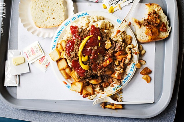 The Garbage Plate from Nick Tahou's - FILE PHOTO