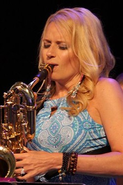 Lauren Sevian performed with her quartet at Max on Thursday night. - PHOTO BY FRANK DE BLASE