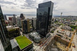 Part of Amazon's still-expanding headquarters in downtown Seattle. - PHOTO PROVIDED