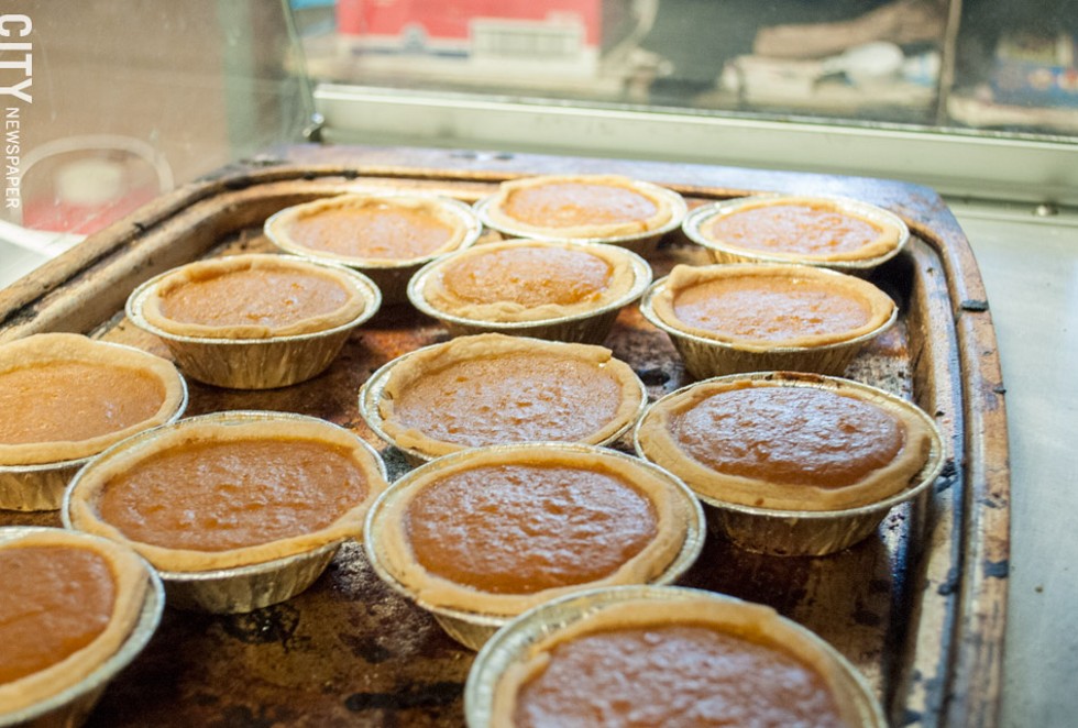 Mini pies at Sweet Potato Pie Factory & More. - PHOTO BY JACOB WALSH
