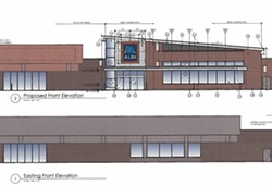 Rendering of proposed Aldi store for North Winton Village. - PROVIDED BY CITY OF ROCHESTER