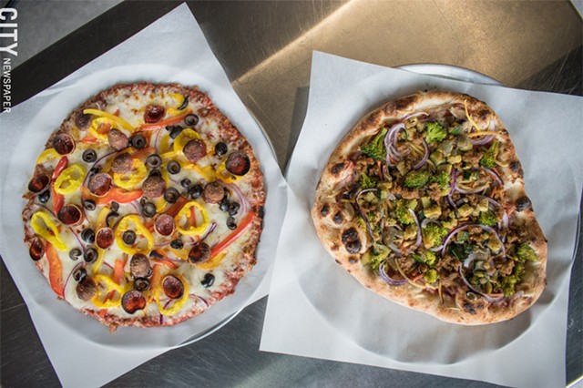 Personal, customized pizzas offer something for every taste. - PHOTO BY JACOB WALSH