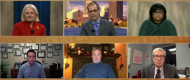 Local medical experts with WXXI's Evan Dawson on Thursday night's live forum.