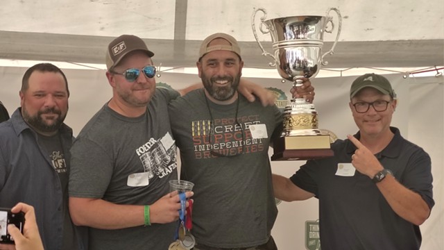 Eli Fish Brewing in Batavia took the Governor's cup and three other medals in the New York State Craft Beer Competition.