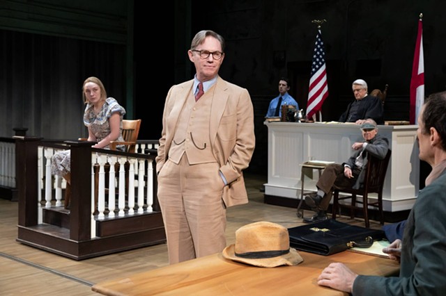 Richard Thomas as Atticus Finch in the touring Broadway production of "To Kill a Mockingbird."