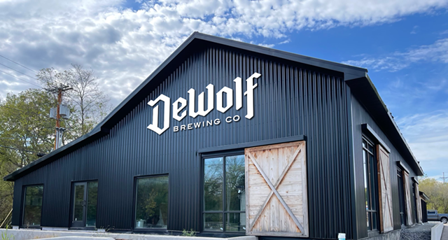 A rendering of DeWolf Brewing Company's final exterior in Victor.
