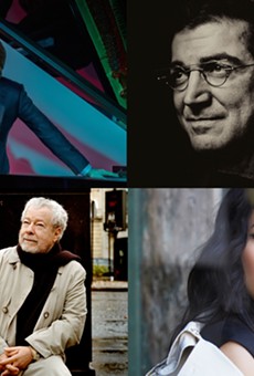 The 2019-20 Eastman Piano Series features (clockwise from  top left)  Daniil Trifonov and Sergei Babayan on October 2, Joyce Yang on  March 20, and Nelson Freire on April 7.