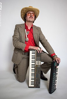 Rochester musician Beef Gordon is an offbeat crooner whose stage presence is somewhere between shady and chic.