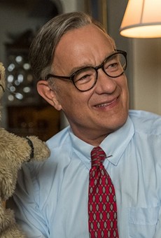 Tom Hanks as Fred Rogers in &quot;A Beautiful Day in the
Neighborhood.&quot;