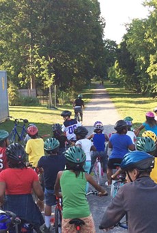 The Conkey Cruisers preparing for a ride.