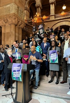 Advocates rally to protest Hochul's 'betrayal' on proposed bail reform changes