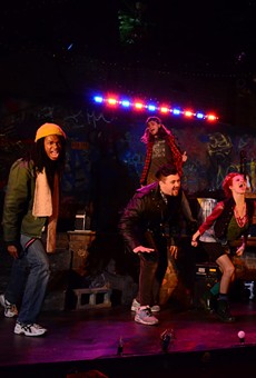 The cast of "Rent," which will be on stage at Bristol
Valley Theater this weekend.