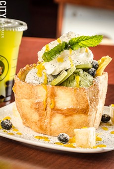 Bubble Fusion, a new restaurant in the East End, focuses on desserts such as the honey toast.