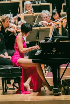 Pianist Yuja Wang performed with the Rochester Philharmonic
Orchestra on Thursday, April 14, and Saturday, April 16.
