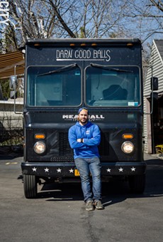Matt Petrillo of The Meatball Truck Co. For food truck operators, the summer is a lucrative, but demanding season.