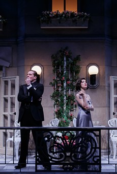 David Andrew Macdonald and Monette Magrath in Geva's production of "Private Lives."