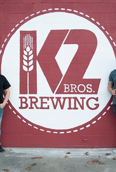 Brad and Kyle Kennedy opened K2 Brothers Brewing on Empire Boulevard in early December.