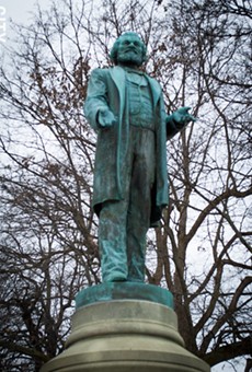 The statue of Frederick Douglass will be moved in 2018 from the bowl area of Highland Park closer to South Avenue.